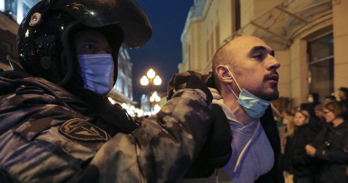 Protestas en Rusia.
