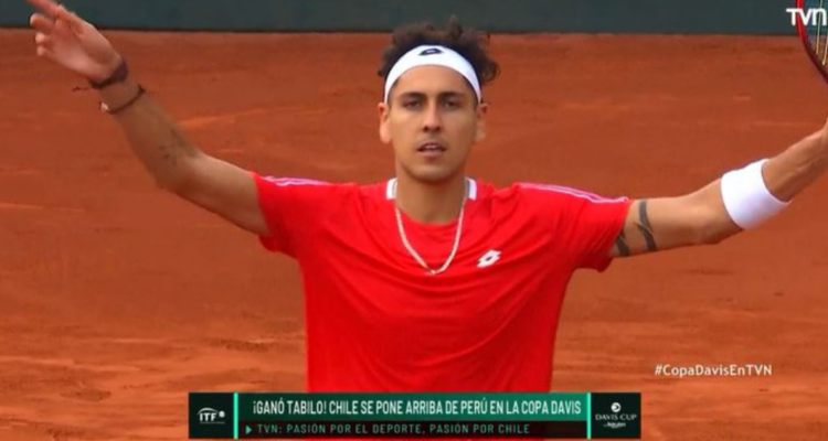Tabilo le entrega a Chile el primer punto en la llave de Copa Davis.