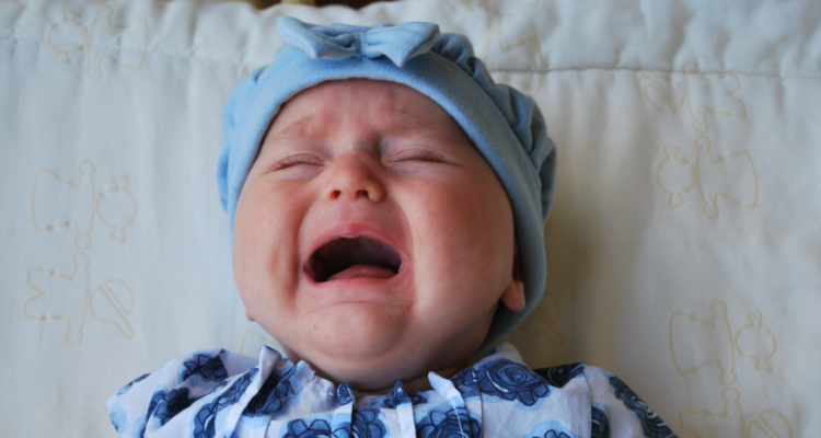 Bebé llorando. Descubren la técnica más eficaz para que los bebés dejen de llorar de manera inmediata
