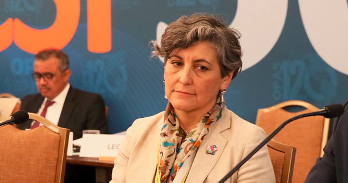 Foto contexto ministra de Salud y testeo PCR