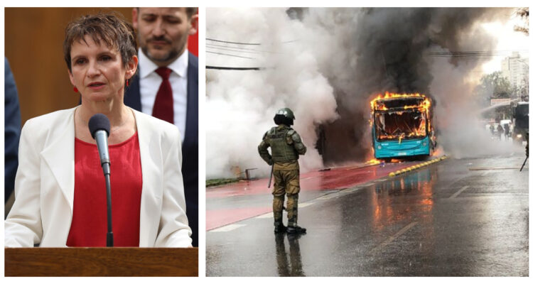 Ministra Tohá critica violencia durante protesta de secundarios