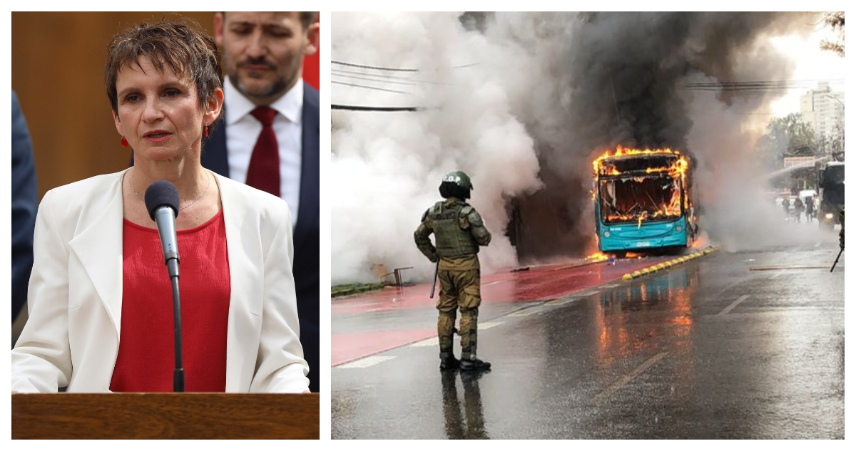 Ministra Tohá critica violencia durante protesta de secundarios