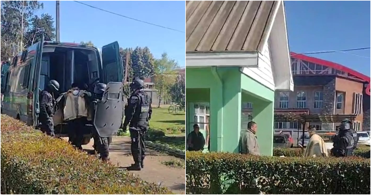 Traslado de comunero condenado en Cañete