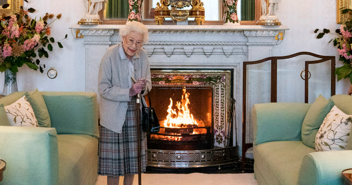 última foto reina isabel