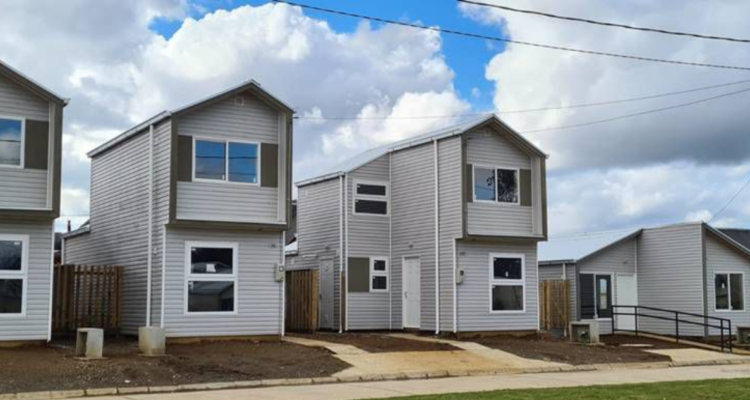 Viviendas entregadas en Valdivia