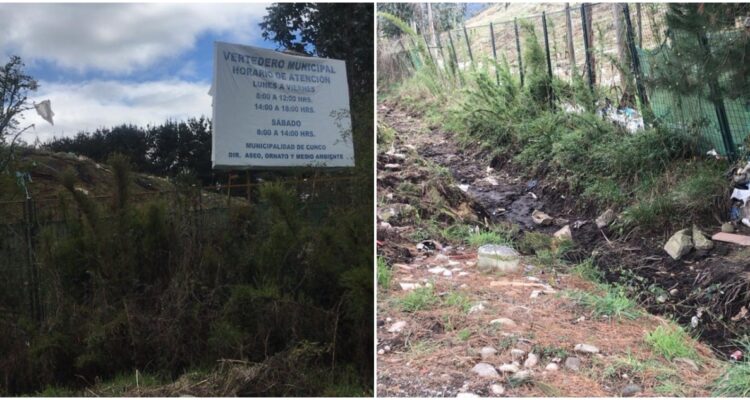Vertedero de Cunco