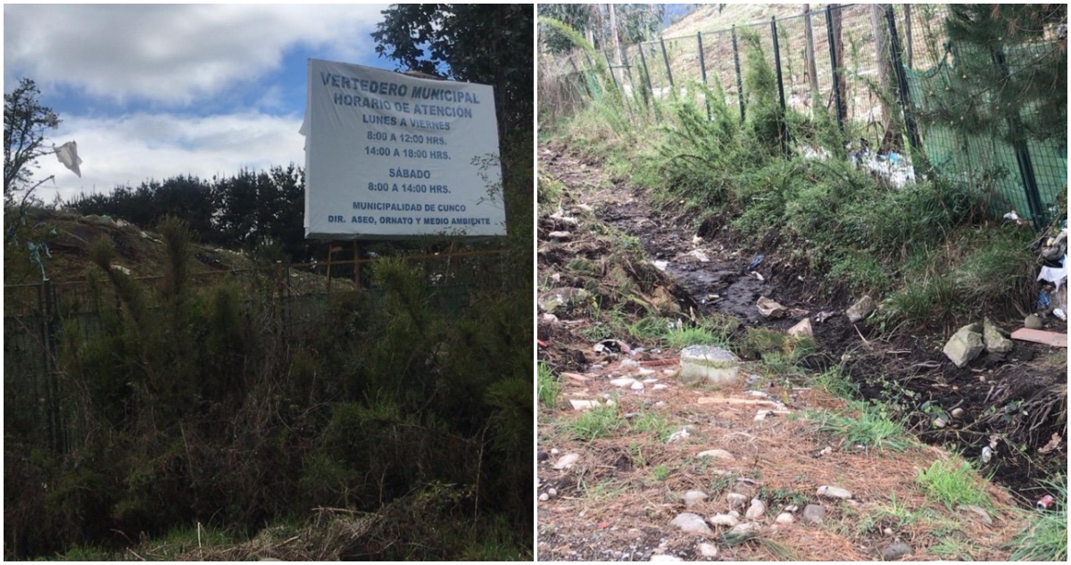 Vertedero de Cunco