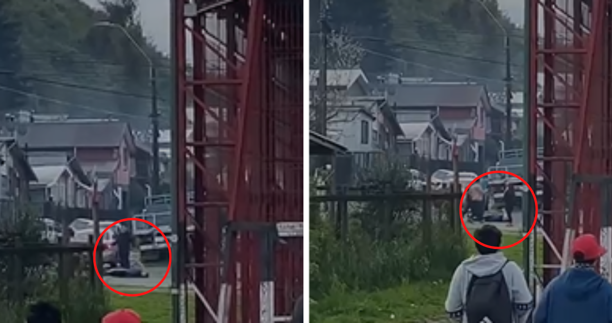 Hombre muere apuñalado en plena vía pública en Puerto Varas: ataque quedó registrado en cámara