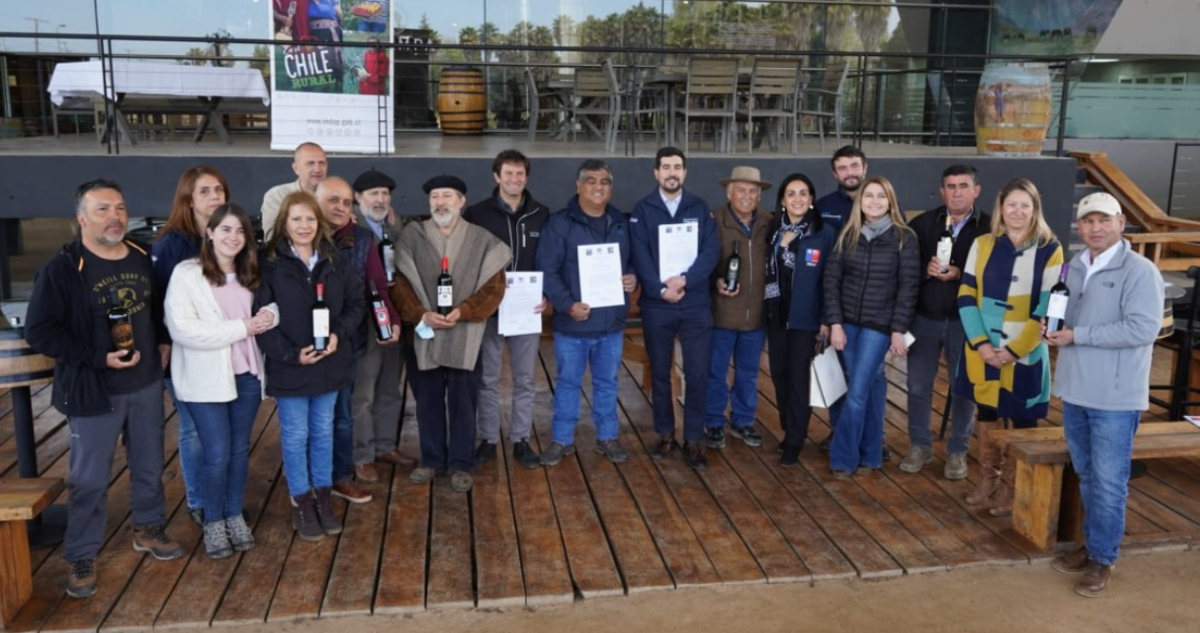 Vinos campesinos llegarán a tienda de viña en Colchagua