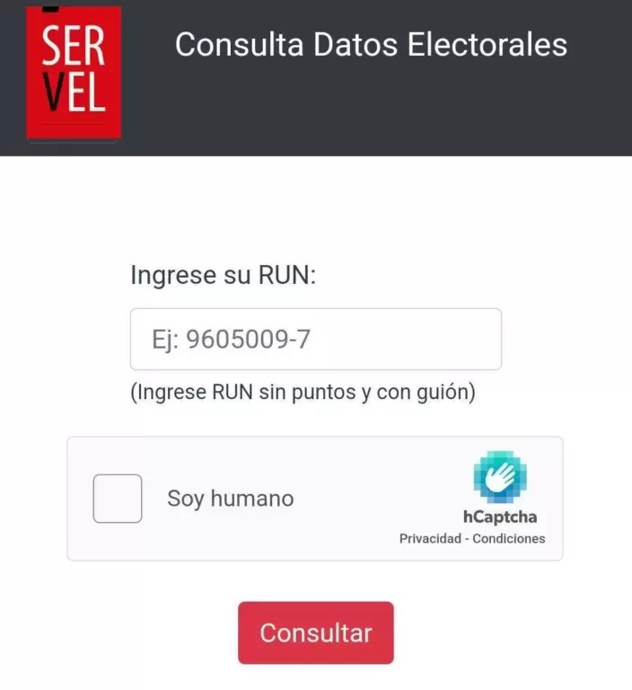 Busca aquí tu local de votación