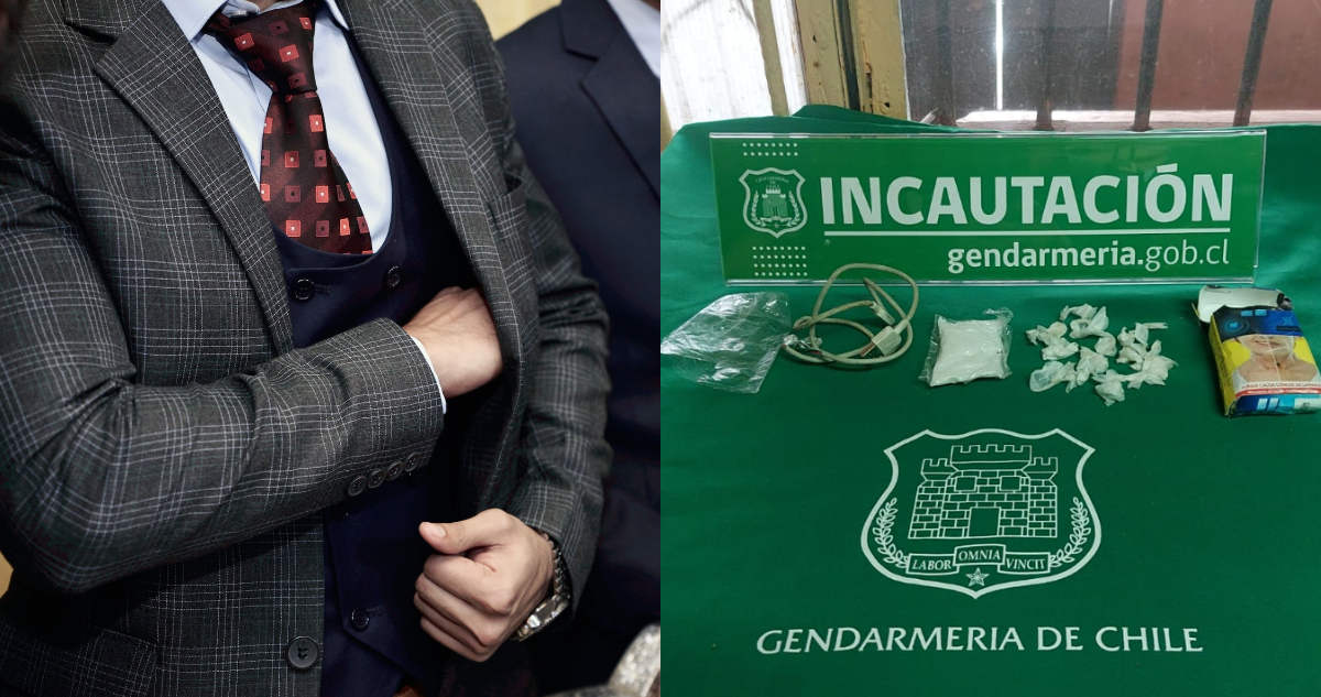 Abogado defensor es detenido tras ser sorprendido ingresando cocaína a cárcel de Arauco