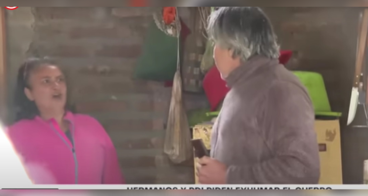 Sujeto agredió a hermana en plena grabación de reportaje de TVN