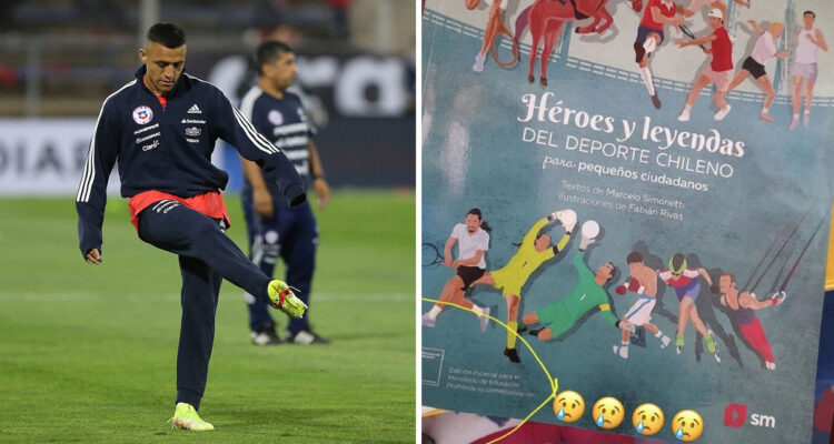 Alexis Sánchez sacó la voz por su polémica ausencia en libro del Mineduc.