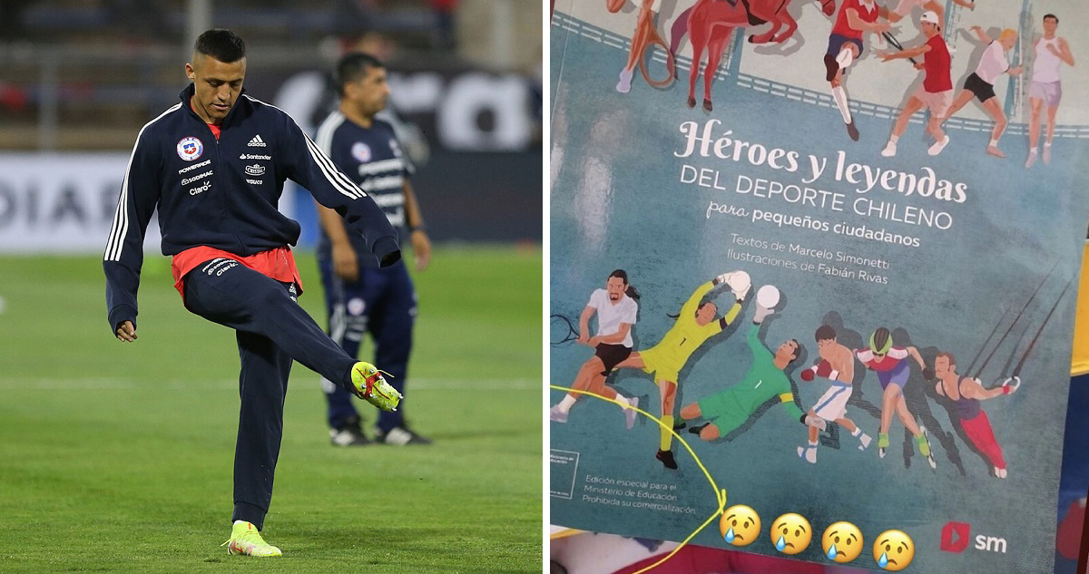 Alexis Sánchez sacó la voz por su polémica ausencia en libro del Mineduc.