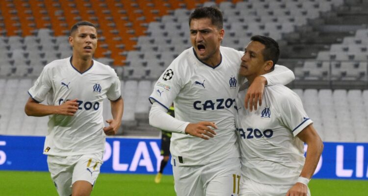 Alexis Sánchez fue figura en triunfo del Marsella por Champions League.