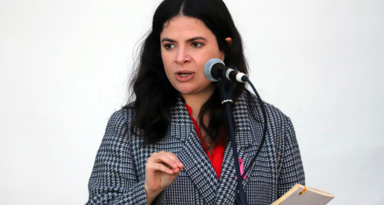 Imagen de la ministra Orellana