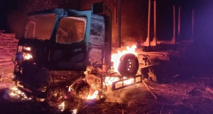 Ataque incendiario en Mulchén