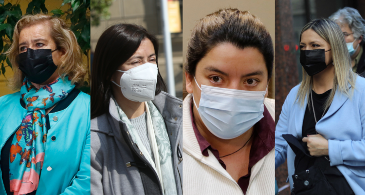 Diputadas Weisse, Bravo, Romero y Pérez (UDI).