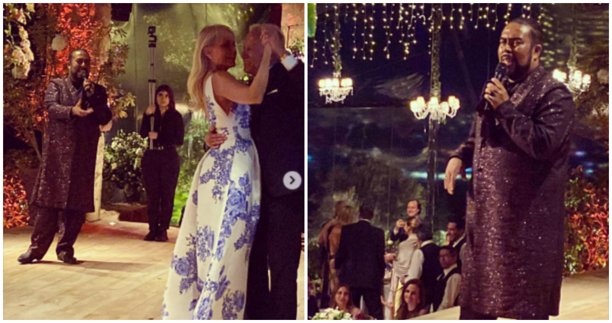 Doble Barry White en matrimonio de Cecilia Bolocco