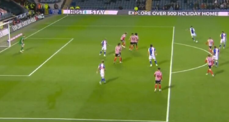 El golazo de Ben Brereton para Blackburn contra Sunderland