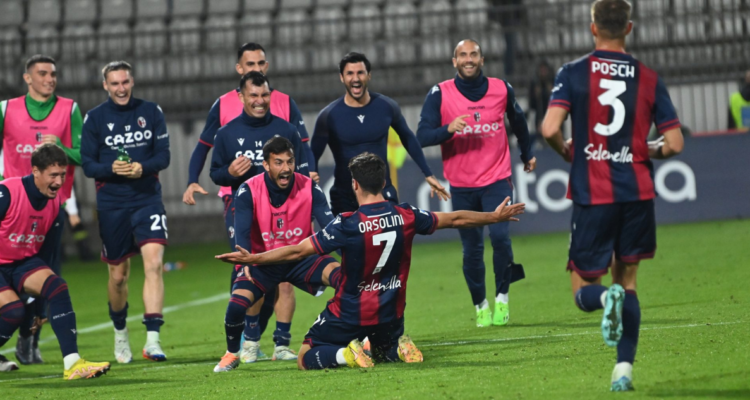 Bologna consigue salir de la zona de descenso en la Serie A.