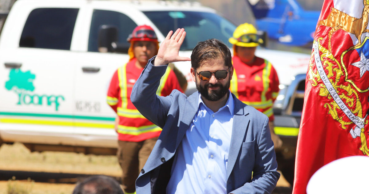 Boric lanza plan de incendios