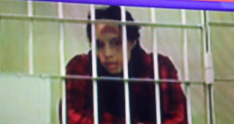 Una imagen de la gimnasta olímpica en prisión.