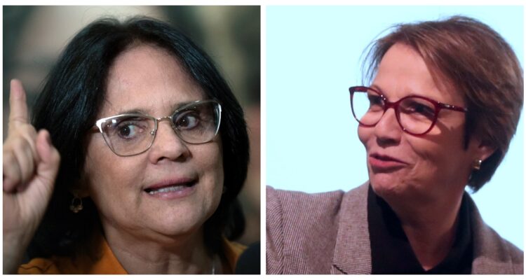 Damares Alves y Tereza Cristina Correa.