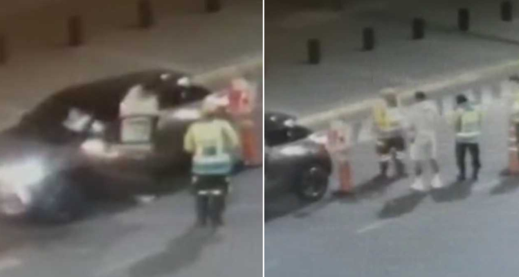 Edwin Cardona es detenido en evidente estado de ebriedad en Argentina.