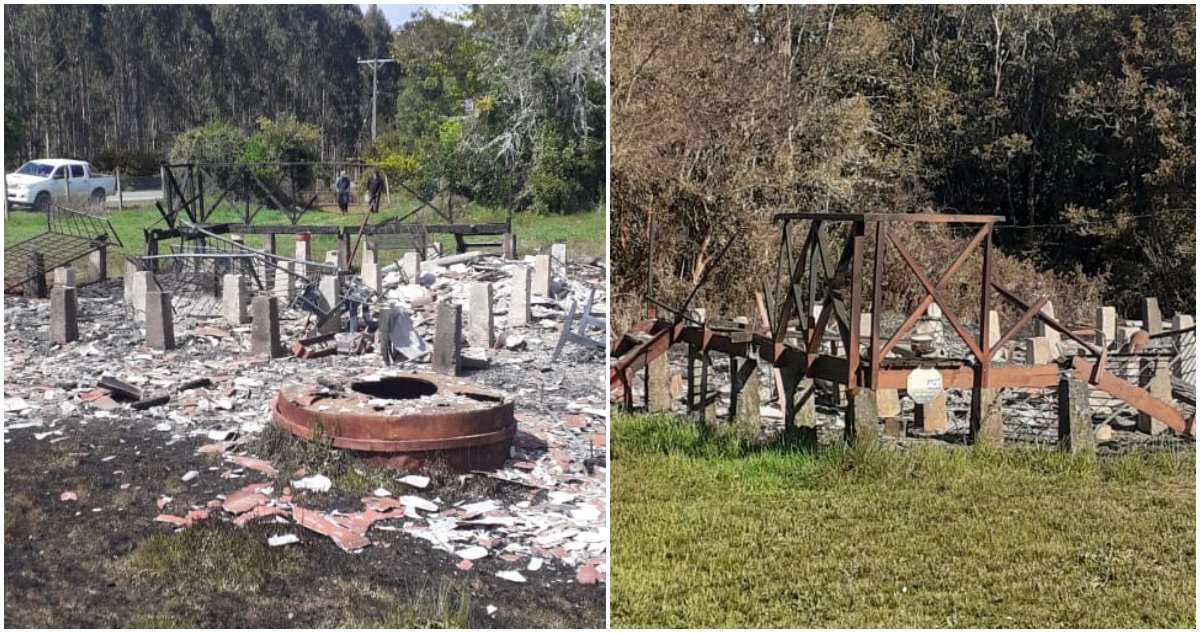 Incendio destruye casa en Arauco