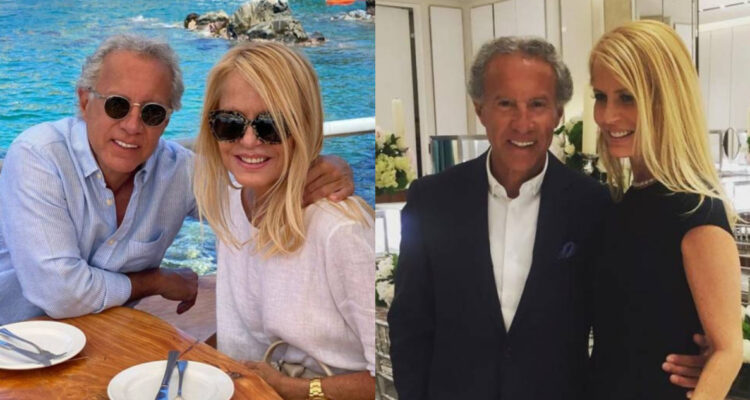 Cecilia Bolocco y Pepo Daire en diferentes fotografías juntos.