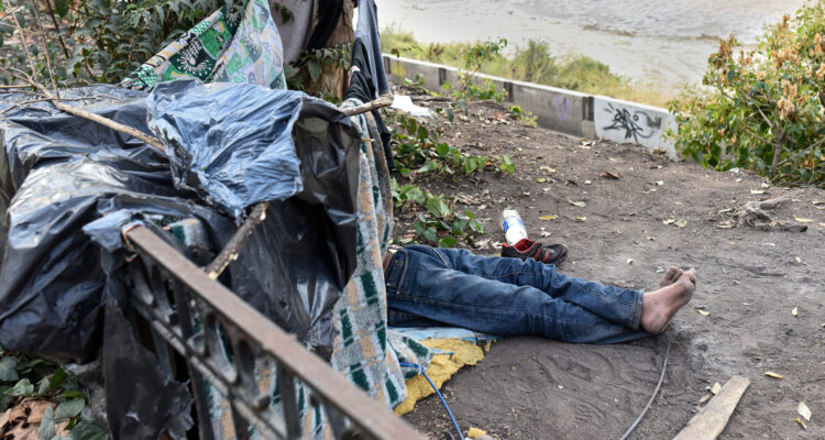 Foto contexto pobreza en Chile