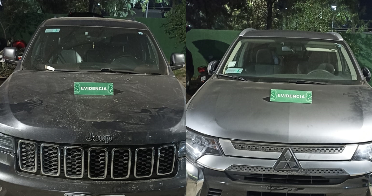 Persecución por auto robado en Colina incluyó barricadas para afectar a Carabineros: un detenido