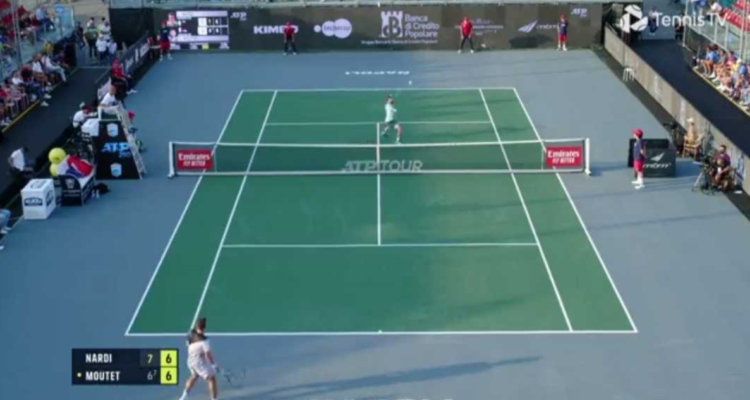 Coretin Moutet vuelve a protagonizar una polémica, está vez en el ATP de Nápoles.