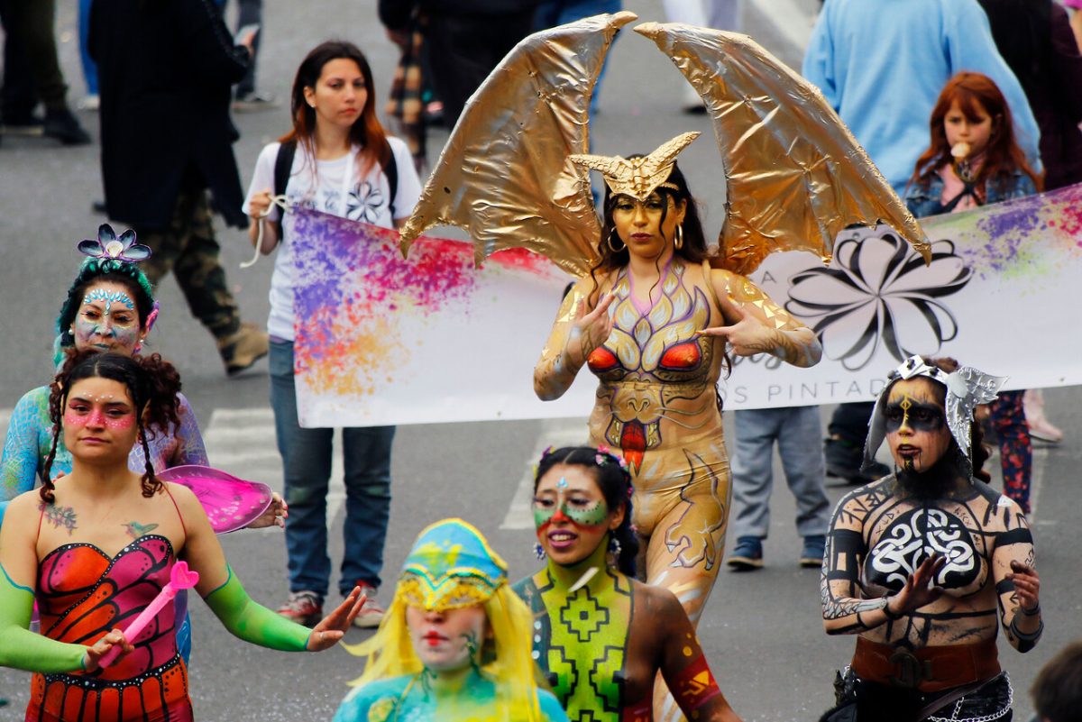 Carnaval Mil Tambores En Fotos Cuerpos Pintados Bailes Y Mucho Color