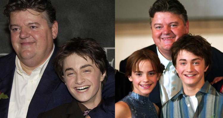 Daniel Radcliffe y Emma Watson por Robbie Coltrane