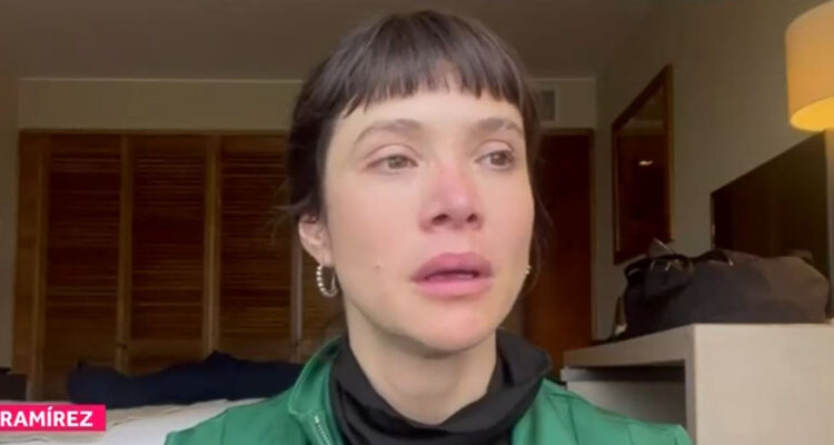 Daniela Ramírez hablando del acoso que sufre de parte del arquitecto.