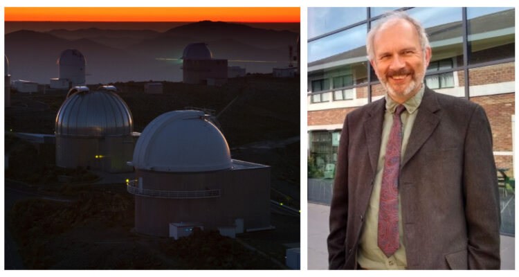 Foto de ESO y del astrónomo desaparecido