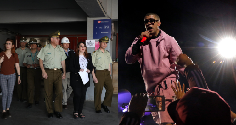 visitaron el Estadio Nacional para informar acerca de las medidas de seguridad en conciertos de Bad Bunny