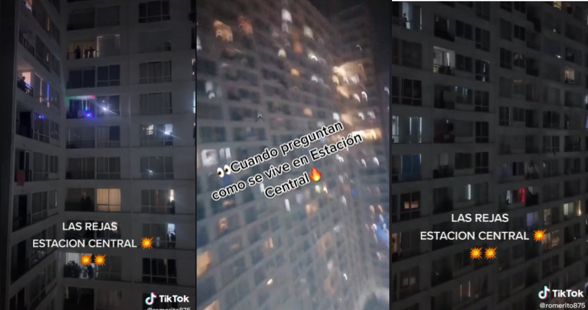“Edificio discoteque”: Videos virales muestran excesivo ruido nocturno en Estación Central