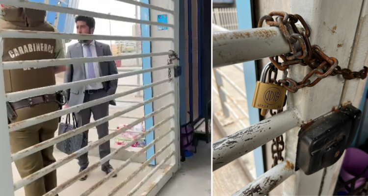 Deportes Antofagasta es desalojado del estadio Calvo y Bascuñán.