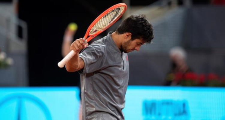 Cristian Garin cayó en el ATP de Estocolmo en segunda ronda.