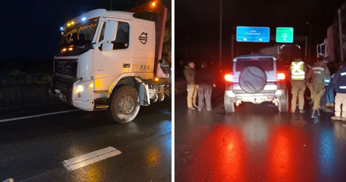Detienen a líder de agrupaciones que roban madera en Arauco