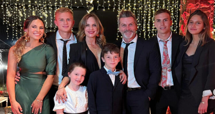 Diana Bolocco y su familia