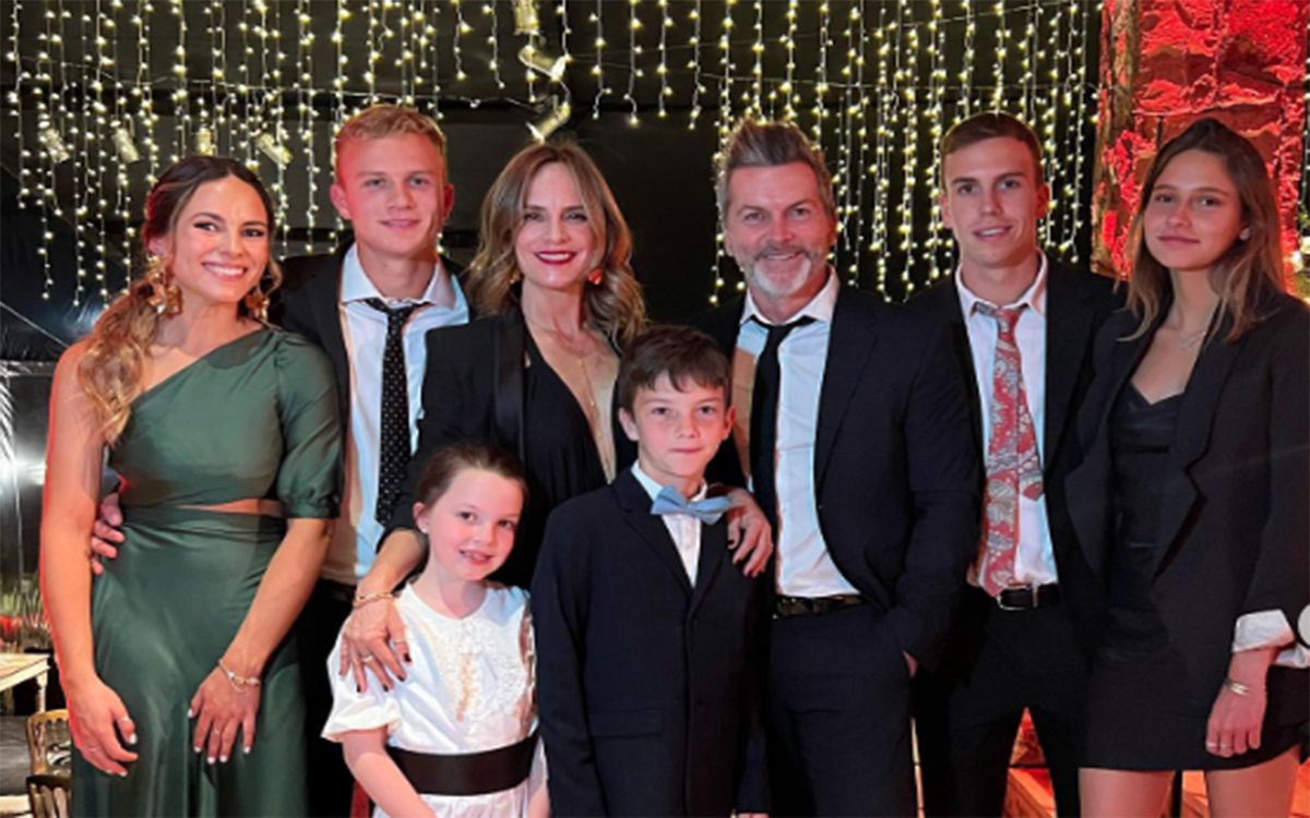 Diana Bolocco y su familia