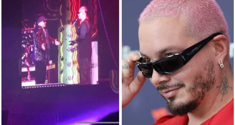 “Doble” sacó carcajadas a J Balvin en su paso por Santiago: “¿Puedo bajar y usted canta por mí?