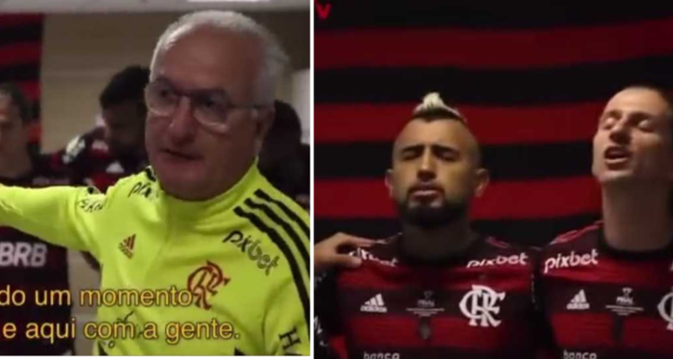 Dorival Júnior, DT del Flamengo, uso de referencia a Arturo Vidal para arengar al plantel de Flamengo en la final de Copa Brasil.