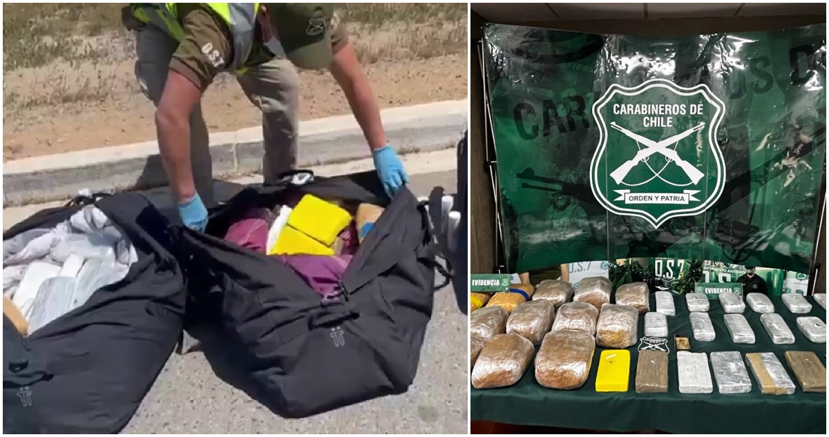 Droga encontrada en bus en Nogales