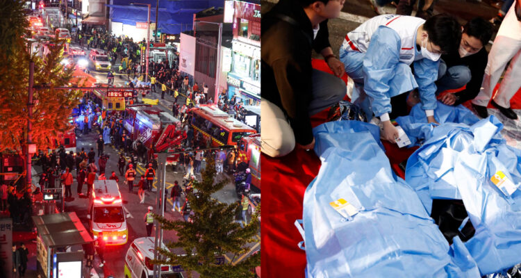 Estampida en Seúl, Corea del Sur