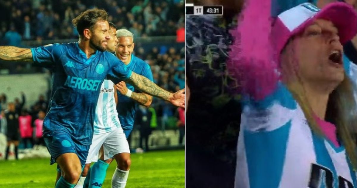 Eugenio Mena hizo un golazo y se ganó la ovación de todo Racing